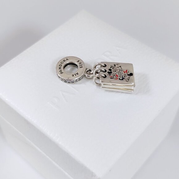 Pandora books charm - Gem Pandora Autograph Book Charm S925 Silver with box